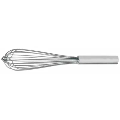 CRESTWARE Whip: 14 in Overall Lg, Stainless Steel Handle, Silver Handle - Whisks