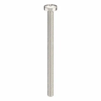 USA INDUSTRIALS Machine Screw: M2x0.40 Thread Size, 30 mm Lg, 18-8, Stainless Steel, Plain - Pan Head Machine Screws