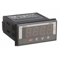 AUTONICS Digital Panel Meter: -1,999 Display Span - Min, 9,999 Display Span - Max, RS-485, MT4Y, Red (MPN MT4Y-AV-4N)