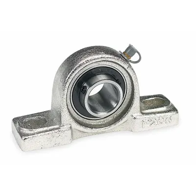 Dayton Pillow Block Bearing: 3/4 in Bore, Cast Iron, Set Screws, 1 5/16 in Shaft Ht - General Purpose Pillow Block Ball Bearings