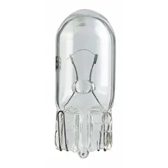 APPROVED VENDOR 2825 T3-1/4 Wedge Base Incandescent Lamp, 12V AC, White, 10-Pack