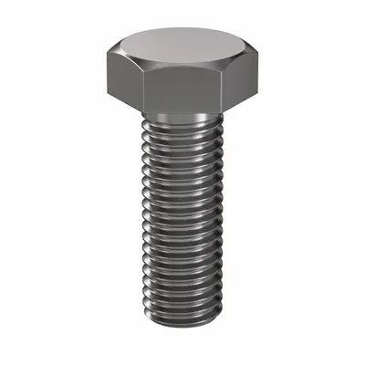 LINDSTROM Hex Head Cap Screw: Steel, Class 8.8, Plain, M12, Metric, 35 mm lg, Fully Threaded - Class 8.8 Steel Hex Head Cap Screws