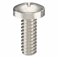 Machine Screw: #10-24 Thread Size, 1/2 in Lg, 316, Stainless Steel, Plain, Pan, Phillips, 25 PK (MPN ZSCRW-374)