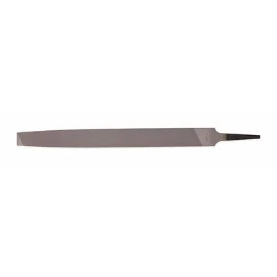 NICHOLSON Machinists File: Rectangular, Smooth Cut, 8 in Lg without Tang, 3/4 in Wd - Tapered Single-Cut Rectangular Files