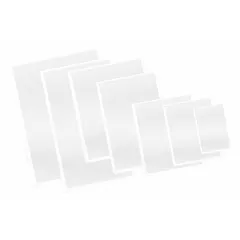 This static shield bag is made from polyethylene terephthalate (PET) and measures 6 inches in length by 4 inches in width. It is supplied as a flat pack of 2,400 bags without a hang hole. The bag provides electrostatic discharge protection for sensitive components during handling, storage, and shipping.