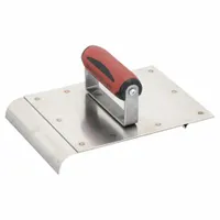 MARSHALLTOWN Edger and Groover: Stainless Steel, 8 in Blade Lg, 6 in Blade Wd, DuraSoft (MPN 4283D)