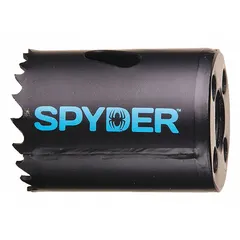 Bi-metal hole saw with 1 3/8 in diameter, 4/6 variable tooth geometry, and 1 7/8 in maximum cutting depth. Designed for cutting through wood, metal, and plastic in applications such as plumbing, electrical, and HVAC installations. Requires a separate arbor with 3/8"-20 thread connection.