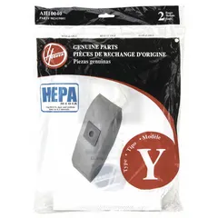 Dry pickup paper vacuum bag with 3-ply construction and HEPA filtration. Compatible with Hoover upright vacuums using manufacturer part numbers C1703-900, CH3005, CH54113, and CH54115. Suitable for residential and light commercial floor cleaning applications.