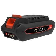This 56V DC lithium-ion battery delivers 2.5 Ah capacity for the eFORCE® cordless tool platform. It includes one battery (charger not included) and is intended for powering compatible outdoor equipment such as trimmers, blowers, and chainsaws.