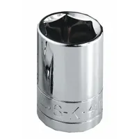 SK PROFESSIONAL TOOLS Socket: SAE, 1/2 in Drive Size, 7/8 in Socket Size, 12-Point, Std, Chrome (MPN 40128)