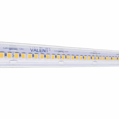 DIODE LED Tape Light: White, Top Bend, 506 lm, 2400K, 16 3/8 ft Lg, 4.3 W Watt, 24 V DC - Tape Lights