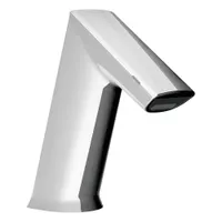 SLOAN Bathroom Sensor Faucet: BASYS, Cast Zinc, Chrome Finish, Single-Post, Battery, Laminar (MPN EFX250.500.0000)