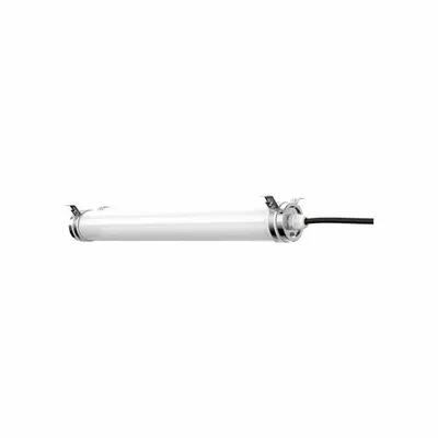 IRONCLAD Surface Mount Fixture: 6,800 lm, 5000K, 50 W, 120/277V AC, Polycarbonate - Linear Vandal-Resistant LED Lights