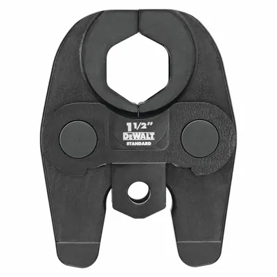DEWALT Press Jaws: 1 1/2 in Pipe, Copper/Stainless Steel - Jaws & Rings for Standard & Extended Press Tools