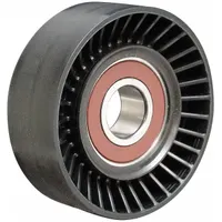 DAYCO Idler Pulley: Idler Pulley, 89133, Serpentine, Flat, Flangeless Flange, Light Duty, Polymer