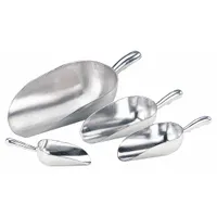 CRESTWARE Scoop: Silver, Scoop, Cast Aluminum, 85 oz Capacity, 6 in Overall Wd (MPN AS85)