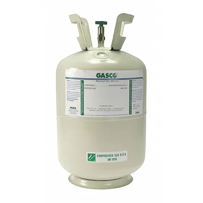 GASCO Calibration Gas: Propane 420 ppm in Air, Disposable, CGA 165 - Calibration Gases for Portable Gas Detectors