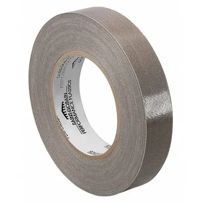 TAPECASE Cloth Tape: 2 in Wd, 36 yd Lg, 11.7 mil Thick, Silicone, Polyethylene Coated Cloth - PTFE Slick Surface Tape