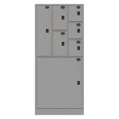 SENTINEL Law Enforcement Evidence Locker: Pass-Through Backing, Keyless Lift Latch - Pass-Through Evidence Storage Lockers