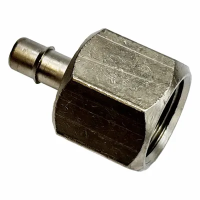 MEM-CO 1/2FLB5-NP Standard Brass Barbed Tube Fitting - Standard Brass Barbed Tube Fittings