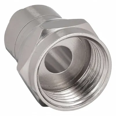 OEM Coaxial Connector: Male, Connector, Silver, Compression, RG-59, 1 GHz Max Freq - F-Type Coaxial Connectors