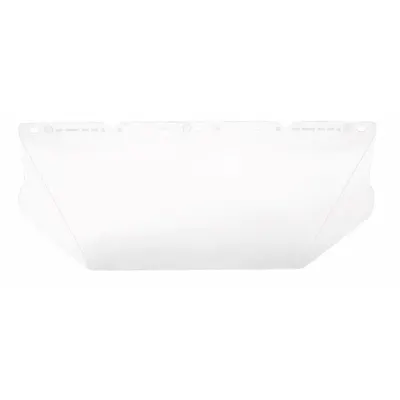 MSA Face Shield Visor: 17 in Overall Wd, 8 in Overall Ht, 0.04 in Overall Thick - General Purpose Replacement Visors