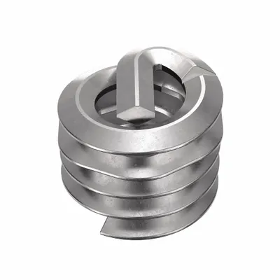 HELI-COIL Helical Insert: Tanged Tang Style, Screw-Locking, #6-32 Thread Size - Screw-Locking Tanged Helical Inserts