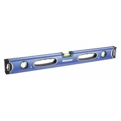 This 24-inch magnetic box level features side read only vials and V-grooves for use on pipe and conduit. The magnetic base allows hands-free attachment to metal surfaces. Suitable for leveling and plumbing tasks in construction and framing.