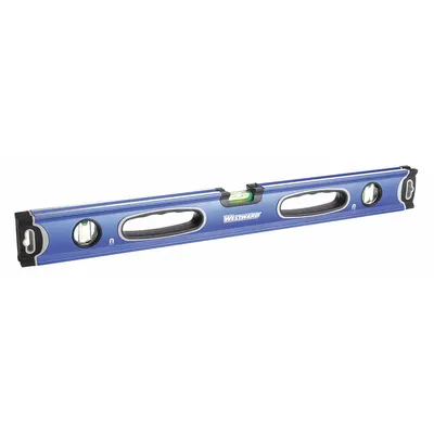 WESTWARD Box Level: Level & Plumb, 24 in Overall Lg, Side Read Only, None Acrylic Barrel - Magnetic Box Levels