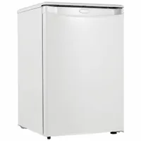 DANBY Mini Refrigerator: White, 2.6 cu ft Total Capacity, 4 Shelves, Energy Star Certified (MPN DAR026A1WDD)