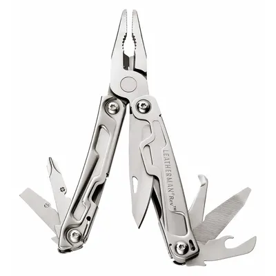 LEATHERMAN Multi-Tool Plier: Multi-Tool Plier, 14 Tools, 3 3/4 in Closed Lg, 6 1/2 in Open Lg - Multi-Tools with Fold-Out Pliers