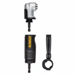 Right-angle attachment for impact drivers, overall length 9 3/16 inches. Enables driving fasteners in confined spaces such as corners and narrow gaps.