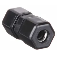 PARKER Compression Fitting Union: 5/16 in OD x 5/16 in OD Size, Compression x Compression (MPN P5UC5)