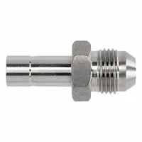 BRENNAN INDUSTRIES Compression Fitting Straight: 1/2 in OD x 1/2 in OD Fitting Size, Stainless Steel (MPN NS2427-08-08-SS)