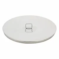 ADVANTECH Sieve Cover: 3/8 in Overall Dp, 8 in Overall Dia, Stainless Steel (MPN CS8 W/R)