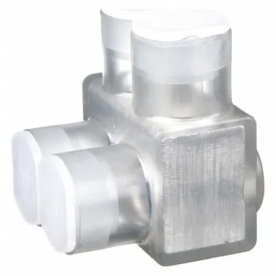 BURNDY Multitap Connector: 2 Port, Single-Sided Entry, 10 AWG – 350 kcmil Wire Size - Dry-Location Single-Sided Entry Multitap Connectors