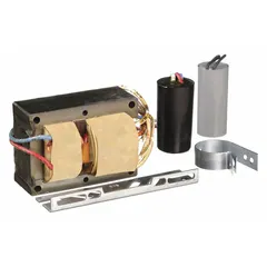 This ADVANCE ballast kit is designed for 70 W high-pressure sodium lamps with ANSI Code S62 and pulse start. It operates at 120/277V AC and includes hardware for installation. Typical applications include industrial, street, and warehouse lighting fixtures.