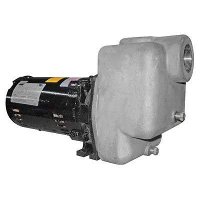 Dayton Centrifugal Pump: Self-Priming, 208-230/460V AC, 90 ft Max Head - 1/8 to 1 HP Self-Priming Centrifugal Pumps