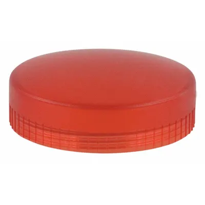 SCHNEIDER Pilot Light Lens: 22 mm Panel Mounting Hole Dia, Red, Smooth, LED - Pilot-Light Lenses