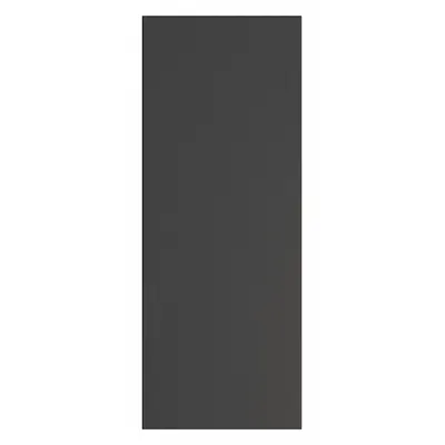 ASI GLOBAL PARTITIONS Partition Panel: Phenolic, Matte, Black, 58 in Ht, 22 in Wd - Panels & Panel Posts for Bathroom Partitions