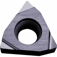 Trigon (W) indexable turning insert made of PVD carbide. Used for finishing and semi-finishing turning, facing, and profiling operations on CNC lathes.