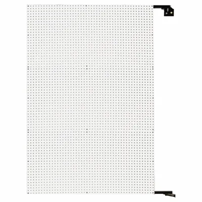 TRITON PRODUCTS Pegboard Swing Panel: Round, 1/4 in Peg Hole Size, 72 in x 48 in x 1 1/2 in - Round-Hole Pegboard Panels