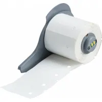 Tag Label: 1 1/8 in x 1 3/4 in, 1 3/4 in, Polyethylene, White, 250 Tags (MPN M7-36-109)
