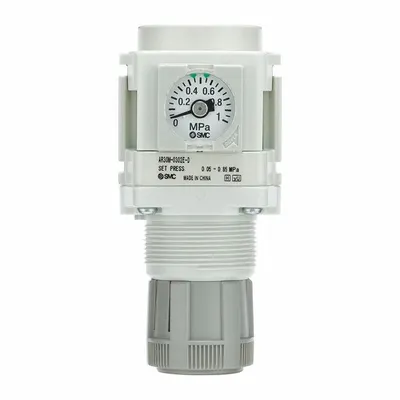 SMC Regulator: Die-Cast Zinc, 1/4 in NPT, 2.900755 psi to 29.0075 psi, 1 MPa Max Op Pressure - SMC FRL Air Regulators