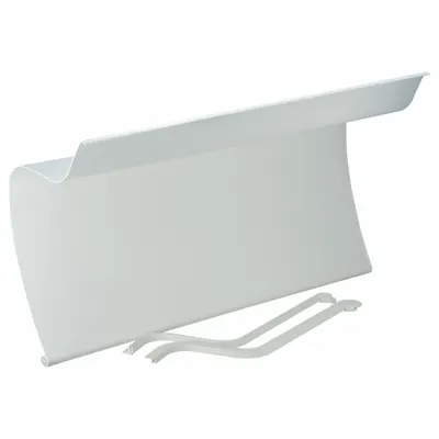 TRUEBRO Basin Guard: PVC, White, 3/32 in Nominal Wall, 42 in Overall Wd - Trap & Pipe Coverings