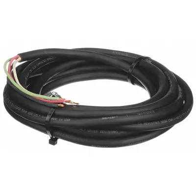 FOSTORIA Field Installed Cable Kit: 600V AC, 25 ft Cable Lg, Cable Grip/Wire Sleeves - Accessories for Portable Electric Jobsite & Garage Heaters