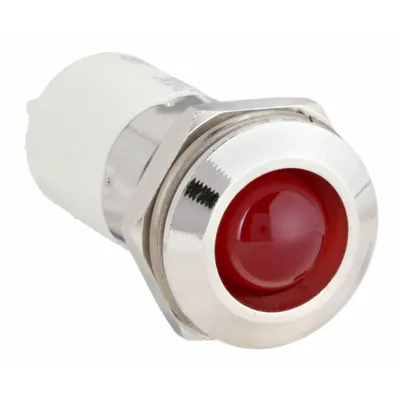 OEM Raised Panel Light: 16 mm Panel Mounting Hole Dia - LED Indicator Pilot Lights