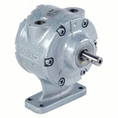 GAST Air Motor: 1.7 hp, 35 in-lb Torque, 3,000 RPM, 72 cfm, Foot, 1/4 in NPT - Rotary Vane Air Motors