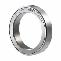 Non-contact labyrinth seal with 90 mm inside diameter, 110 mm outside diameter, and 10 mm body width. Does not include a drain groove. Used to protect bearings in rotating equipment such as pumps and gearboxes from contaminants