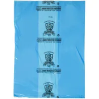 Open-Ended Bag: 2 mil Thick, 14 in Wd, 19 in Lg, Blue, Roll, Low Density Polyethylene (LDPE), 500 PK (MPN PB2B141019IC)